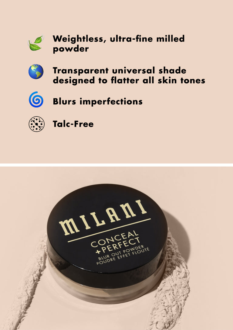 New Conceal + Perfect Blur out powder claims